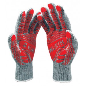 Guantes de Tela c/puntos de PVC T10