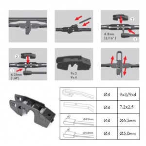 Plumillas Estandar 350MM - 14"