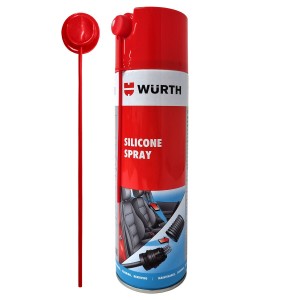 Würth - Spray de silicona (5 unidades, 500 ml) : : Coche y moto