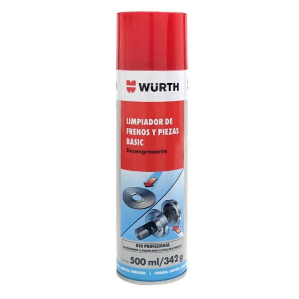 Wurth Limpiador de frenos 500 ml (3) : : Coche y moto