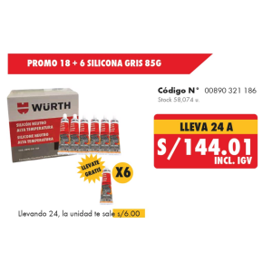 Silicona neutra Gris Oferta