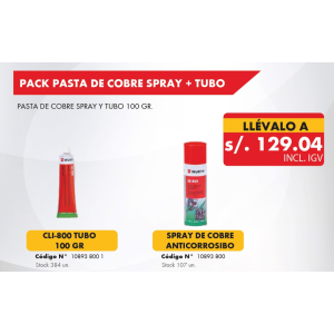 PASTA DE COBRE SPRAY Y TUBO...