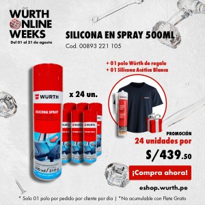 Silicona en Spray 500ml
